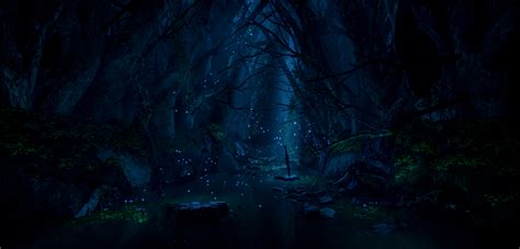 Artstation Dark Fantasy Forest Unreal Engine