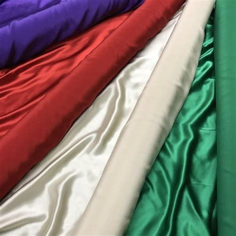 Plain Polyester Satin Fabric GSM 100 150 Rs 75 Meter Viren Silk