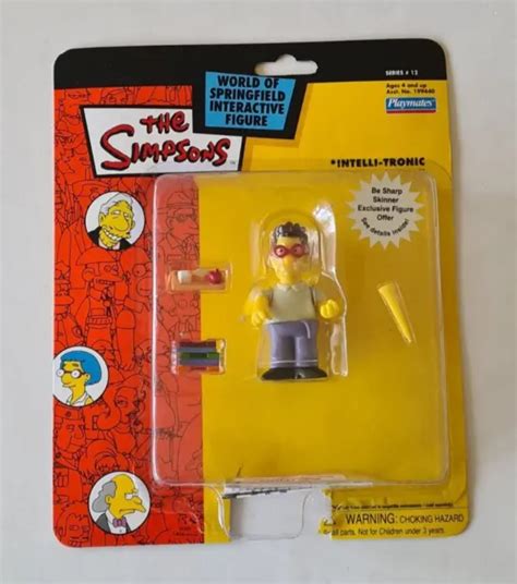 Playmates The Simpsons World Springfield Wos Handsome Moe Interactive Figure New 1883 Picclick