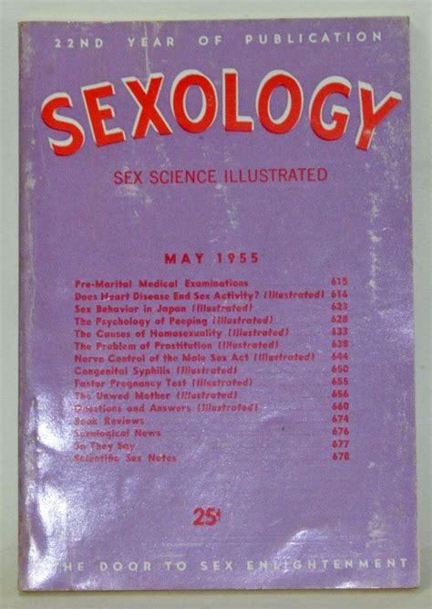 Sexology Sex Science Magazine An Authoritative Guide To Sex Education Volume 21 No 10 May
