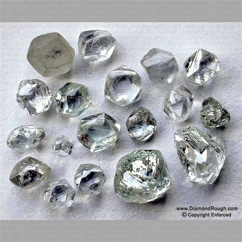Rough Diamond Parcel Dodecahedral Crystals R7 03 Natural Rough