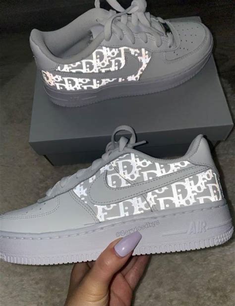 Dior X Air Force 1 Custom Reflective Kixify Marketplace