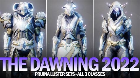 The Dawning 2022 Event Armor Quick Ornament Preview And Showcase In Game All 3 Classes