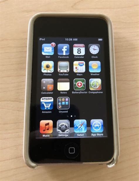 Apple Ipod Touch 2nd Generation Player Black For Sale Online Ebay