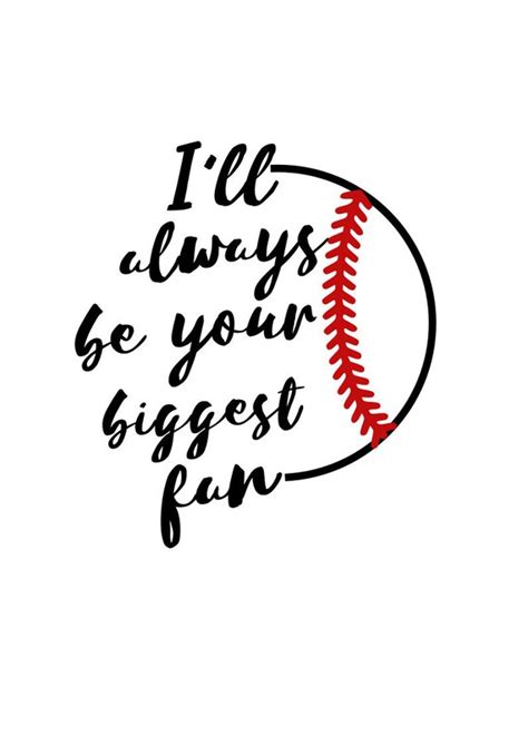 I Ll Always Be Your Biggest Fan Baseball Shirt Baseball Mom Baseball Clipart Baseball Svg
