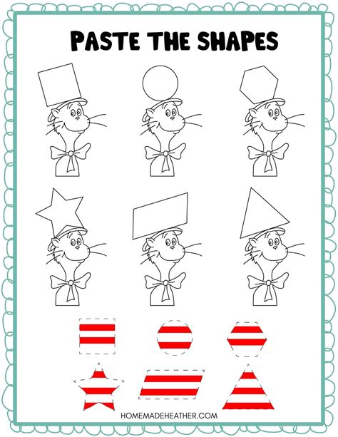 Free Dr Seuss Cat In The Hat Printables Homemade Heather