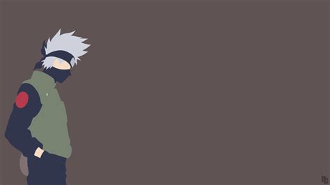 Minimalist Wallpaper Kakashi Naruto Shippuden Kakashi Hatake