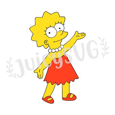 Lisa Simpson The Simpsons Svg Cricut Cut File Digital Etsy