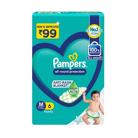 Pampers All Round Protection Diaper Pants Medium 6 Count Price Uses