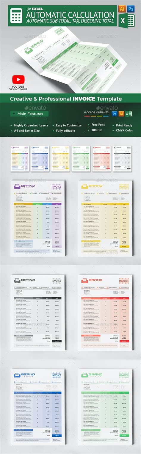 Invoice And Proposal Print Templates Graphicriver