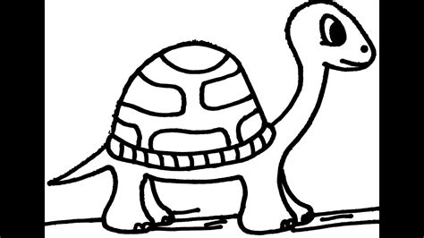 Collection of turtle drawing (50) turtle drawing cartoon tortoise drawing for kids How to Draw A cartoon turtle - 3 Steps easy/Coloring Pages ...