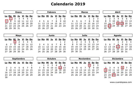 El Calendario Laboral De 2019 Recoge 12 Días Festivos Solo 8 Comunes