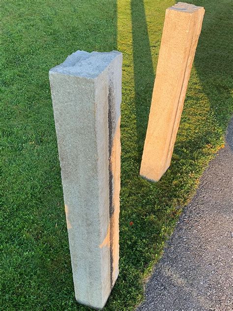 Reclaimed Stone Posts Experienced Brick And Stone