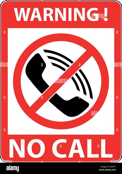No Phone Telephone Prohibited Symbol Vector Stock Vector Image And Art