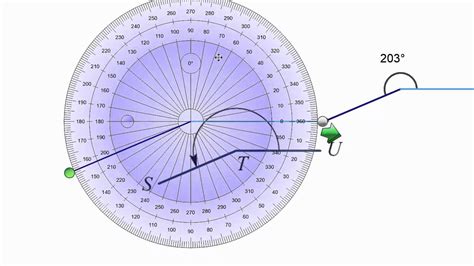 How To Measure Angles With A Protractor Youtube