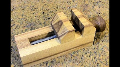 Make An Auxiliary Bench Vise Part 2 Bench Vise Wood Vise Homemade Tools