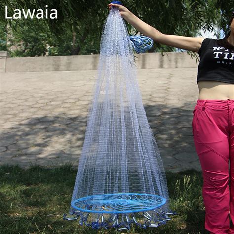 Lawaia Easy Throw Cast Net Fishing Network Tool Diameter 3 72m