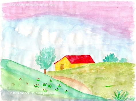 Las cosicas de Luisa: PAISAJE EN ACUARELA I