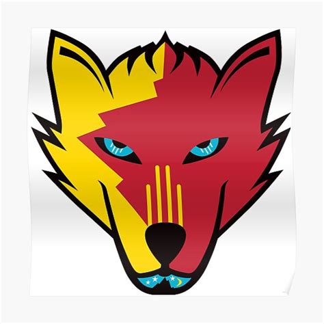 Newmexicoicewolves Icon Poster For Sale By Bangkawarah Redbubble