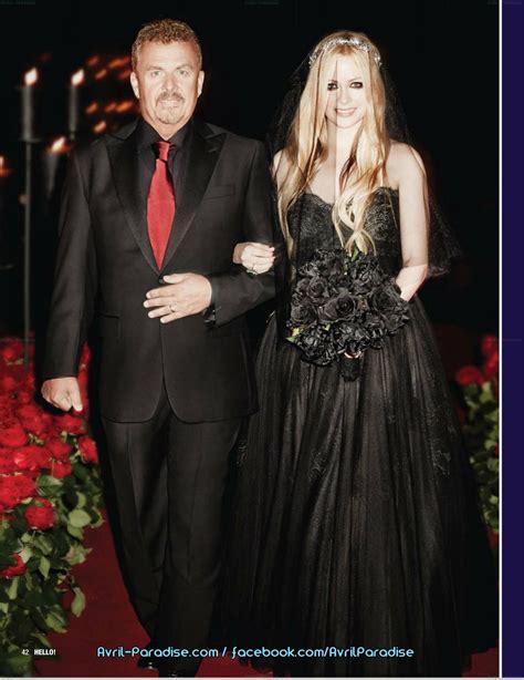 Avril Lavigne And Chad Kroeger 2013 Black Wedding Dresses Goth Wedding Dresses Black Wedding