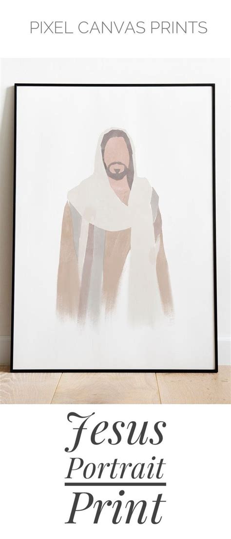 Help your family and students learn of him through these tags: Jesus the Christ Watercolor Jesus Picture Digital Download ...