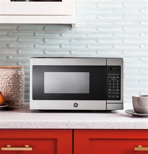 Ge Jem Shss Cu Ft Capacity Watt Countertop Microwave Oven