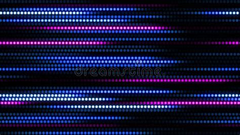 Abstract Animated Glow Background Of Purple And Blue Dots Seamless