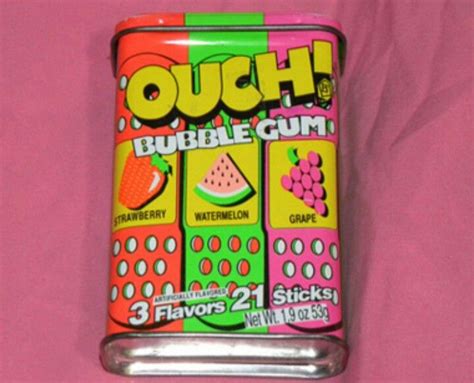 How Many 90s Foods Have You Tried Kids Memories Ouch Bubble Gum