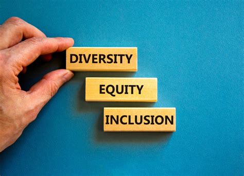 Diversity Equity Inclusion Symbol Concept Words Diversity Equity