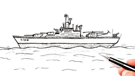 Details 73 Navy Ship Drawing Best Nhadathoanghavn