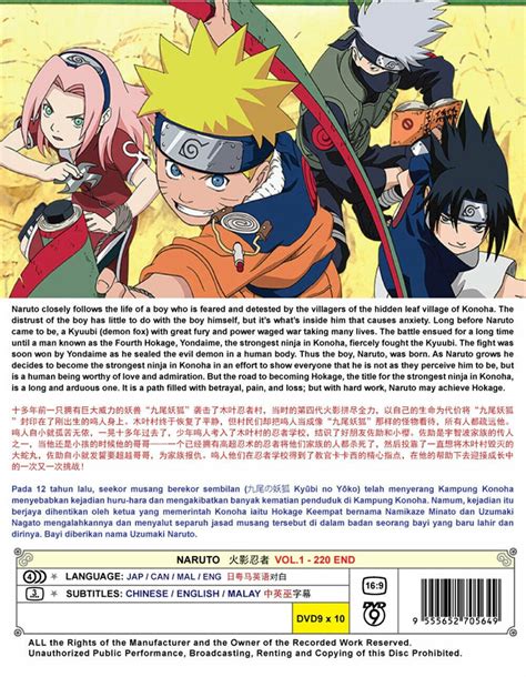Naruto Complete Original Dvd Boxset Series Eps English Etsy