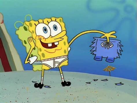 Spongebob Is Wearing Full Length Pants For The First Time