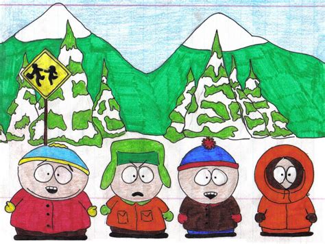 South Park Bus Stop By Adolfog01 On Deviantart