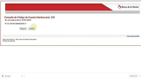 Como Sacar Codigo Interbancario Banco De La Nacion El Consejo Salvador