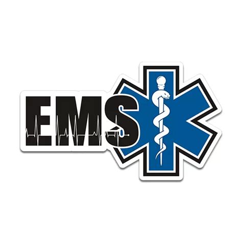 Ems Emergency Medical Services Sticker Decal Emergency Medical Technician Emergency Medical