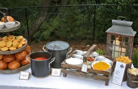 Outdoor Chili Party 20 Awesome Fall Buffet Ideas For