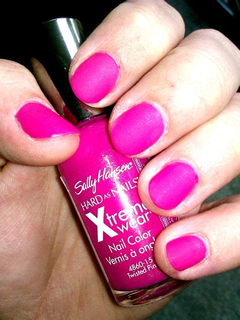 Sally Hansen Twisted Pink With Nyc Color Matte Finish