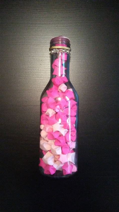 Pink Stars In A Bottle Etsy Pink Stars Pink Paper Etsy