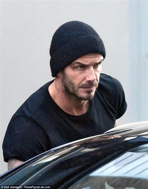 David Beckham Rocks Beanie Hat As He Goes Shopping For Luxury Candles