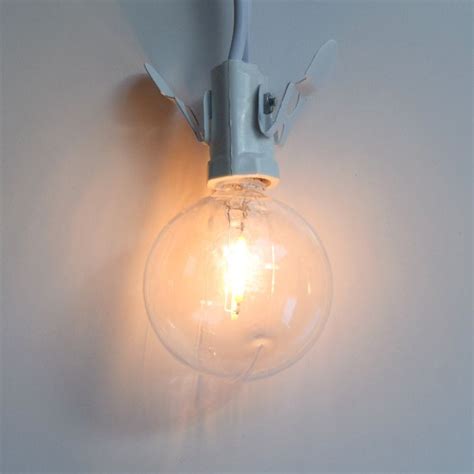 25 Pack Led Filament G50 Globe Shatterproof Light Bulb Dimmable 1w