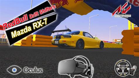 Drift Assetto Corsa Oculus Rift Red Bull Drift Shifters RX 7 YouTube