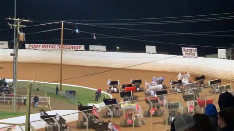 Port Royal Speedway World Of Outlaws 4 Wide Salute Oct 25 2019 Youtube