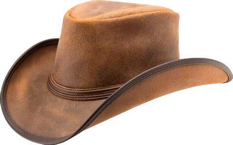 Real Leather Cowboy Hat Png png image