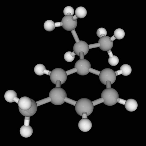 Cymene Molecule Photograph By Laguna Designscience Photo Library