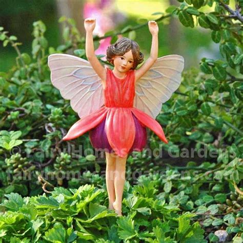 The Fuchsia Flower Fairy Cicely Mary Barker Flower Fairies Fairy