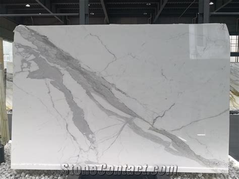 Luxury Italy Calacatta Carrara White Marble Slab From China