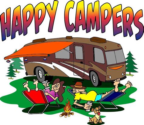 Rv Motorhome Clip Art Funny Camping Clip Art Free Camping Cartoon My