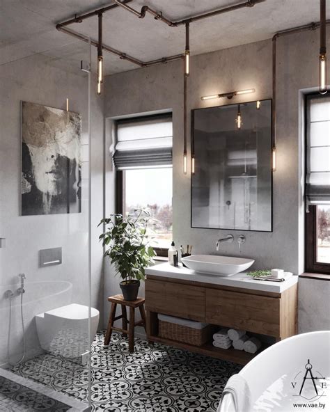To be more modern or just stay classic, explore the coolest inspiration of farmhouse bathroom as shown below. Modern farmhouse meets industrial bathroom # ...