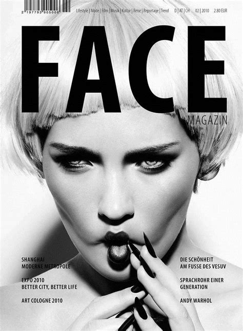 Face Magazin 02 2010 Magazine Design Cover Magazine Front Cover