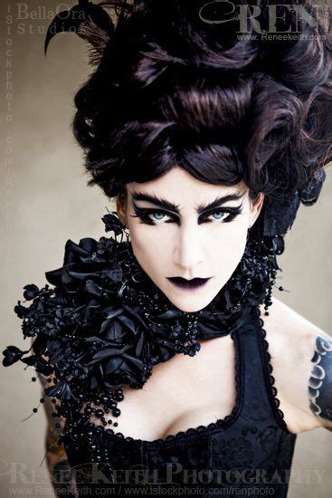exotic neo victorian goth girl by renee keith photography foto fashion